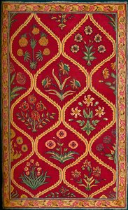 Gyapjú szőnyeg. Lahore-i Indiai Királyi Gyár, 17. század, 1903 alkotó: Unbekannt