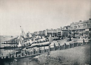 Worthing – Általános nézet a frontról, 1895 alkotó: Unbekannt