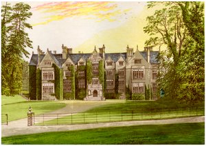 Wroxton Abbey, Oxfordshire, az északi család otthona, 1880 alkotó: Unbekannt