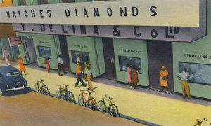 Y. De Lima & Co. Ltd., Trinidads Premier Travellers, Port of Spain, Trinidad, B.W.I., 1940-es évek. alkotó: Unbekannt