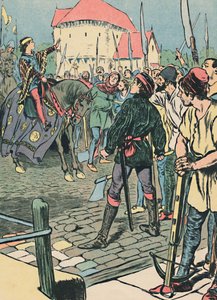 Richard fiatal király elfojtja a lázadást, 1907 alkotó: Unbekannt