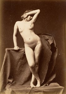 [Fiatal nő, akt, elölről, arccal], 1860-as évek.