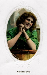 Zena Dare 1887-1975, angol színésznő, 20. század eleje alkotó: Unbekannt