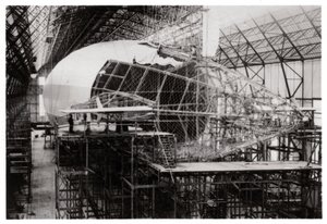 Zeppelin LZ 126 építés alatt, Friedrichshafen, Németország, 1924 1933 alkotó: Unbekannt