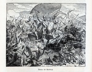 Ziska a csatában, 1882 alkotó: Unbekannt