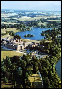 Légifelvételek a Blenheim-palotáról, Oxfordshire alkotó: Unbekannt Unbekannt