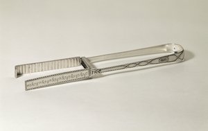 Spárgafogó, George III, fényes metszettel díszítve, George Smith készítette, 1790 körül (ezüst) alkotó: Unbekannt Unbekannt