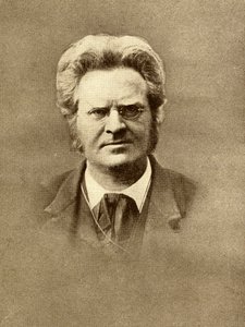 Bjornstjerne Martinius Bjornson (1832-1910) (bw photo)
