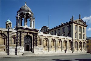 Az oxfordi The Queens College első négyesének külseje, 1709-34 között épült alkotó: Unbekannt Unbekannt