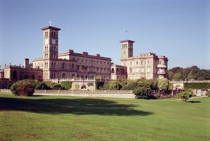 Külső nézet, Osborne House, Wight-sziget alkotó: Unbekannt Unbekannt