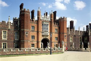 Hampton Court Palace in Spring 14 & 1520 (H5996) alkotó: Unbekannt Unbekannt
