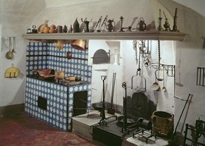 A Hotel de Cabris konyhájának belseje, 1774