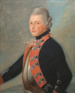 Erb Prinz hesseni ezred tisztje, 1776