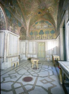 Sala di Ruggero arab és bizánci kézművesek, Palazzo dei Normanni, Palermo, Olaszország alkotó: Unbekannt Unbekannt