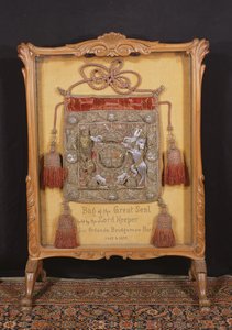 A Nagy Pecsét zacskója, amelyet a Lord Keeper, Sir Orlando Bridgeman tartott (1667-72) alkotó: Unbekannt Unbekannt