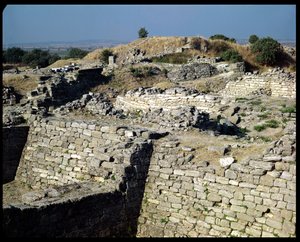 Hissarlik dombja, Trója ősi városának helye, ie 3000-1100 alkotó: Unbekannt Unbekannt