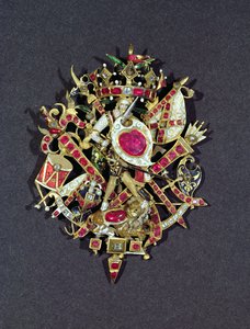 A Naseby Jewel, az 1645-ös Naseby-i csata emlékére alkotó: Unbekannt Unbekannt