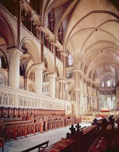 Kilátás a kórusra, a canterburyi katedrálisra, 1098-1130 között épült alkotó: Unbekannt Unbekannt