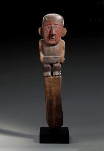 Egy Chimu fa figurális marker, 1100-1400 körül alkotó: Unbekannt