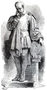 Bernard Palissy szobra. alkotó: Unbekannt