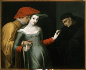 Névtelen festmény a 16. századból Musee Granet, Aix en Provence. alkotó: Unbekannter Künstler