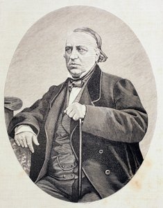 Antonio Bergnes de las Casas (1801-1879), spanyol tudós és a Barcelonai Egyetem rektora, az El Mundo Ilustrado-ból, kiadta a Barcelona c. alkotó: Unbekannt