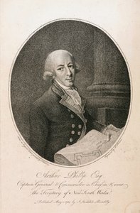 Arthur Phillip, brit haditengerészeti parancsnok, 1789 alkotó: Unbekannt
