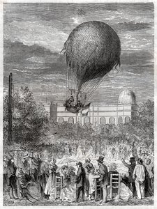 Ascension en ballon. Léggömb repülés. alkotó: Nicolas Liez
