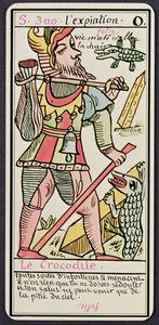 Engesztelés, tarotkártya, francia alkotó: Unbekannt