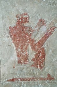 Bérdombormű Kairóban Egyiptomi Múzeum: író, Le Caire, Egyiptom alkotó: Unbekannt