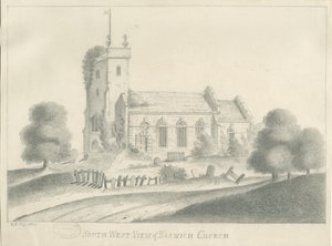 Baswich templom: ceruzarajz, 1831. júl alkotó: Unbekannt