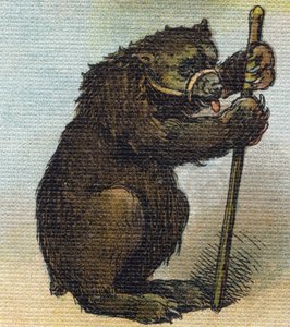 Medve. Metszet "Alphabet de ma petite fille". Bernardin-Bechet és Fils, könyvkereskedő-kiadók, Párizs, 1895 körül. Törhetetlen album vásznon. Bibliotheque des Bebes. 12 oldal. Olvasási módszert és szemléltető abeccedert tartalmazó album. Mérete: 29, alkotó: Unbekannt