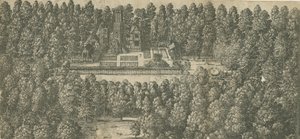 Boscobel-ház: metszet, és [XVII. század] alkotó: Unbekannt