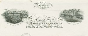 Burslem – Az Enoch Wood & Sons törvényjavaslata: gravírozás, nd [?19. század] alkotó: Unbekannt