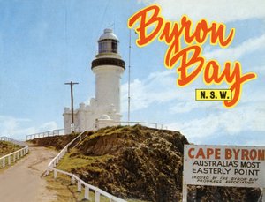 Byron Bay, Ausztrália: fényszóró, kb. 1970 (képeslap) alkotó: Unbekannter Künstler