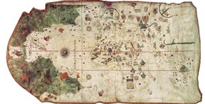COSA, Juan de la la (1460-1510). Térképész. Juan de la Cosa térképe (1500). SPANYOLORSZÁG. MADRID (AUTONÓM KÖZÖSSÉG). Madrid. Tengerészeti Múzeum alkotó: Unbekannter Künstler