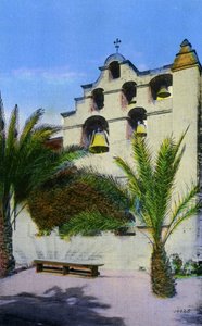 Kalifornia: San Gabriel Mission Bells, San Gabriel alkotó: Unbekannter Künstler