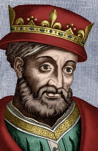Caribert 1st (521-567) Párizs királya 561-567-ben (meroving), Clotaire1st fia. alkotó: Unbekannter Künstler
