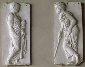 Figurák öntése frízből a Parthenonon (gipsz) alkotó: Unbekannt