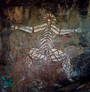 Barlangfestés, Arnhem Land, Northern Territory, Ausztrália, bennszülött kultúra