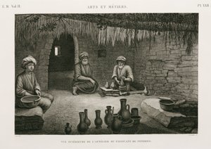 Kerámiagyártás Fazekas műhely, Egyiptom, 1798 alkotó: Unbekannt
