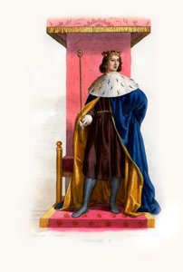 V. Károly francia Bölcsnek nevezett, 1844 körül (metszet)