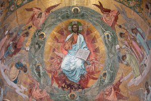 A Megváltó temploma a kiömlött véren vagy a feltámadás temploma ; Szentpétervár Oroszország alkotó: Unbekannt