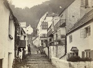 Clovelly, Torridge, Devon, Egyesült Királyság (f/w fotó) alkotó: Unbekannter Künstler