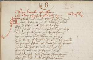 A wyntouni Andrew Krónika másolata, Fol 325 verso, részlet, 1550 körül (tinta papíron) alkotó: Unbekannt