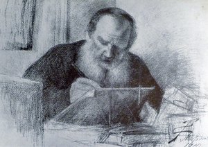Tolsztoj gróf (1828. szeptember 9. - 1910. november 20.) alkotó: Unbekannter Künstler