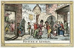 Cruikshank - London képe alkotó: Unbekannter Künstler