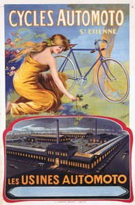 Cycles Automoto St Etienne – Az Automoto Factories, 1914 alkotó: Unbekannt