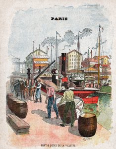 La Villette dokkolói. La Villette dokkolói. alkotó: Nicolas Liez
