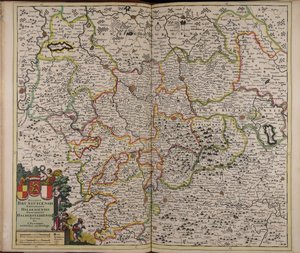 Ducatus Brunsuicensis episcopatus Hildesiensis principatus Halberstadiensis tabula alkotó: Unbekannter Künstler